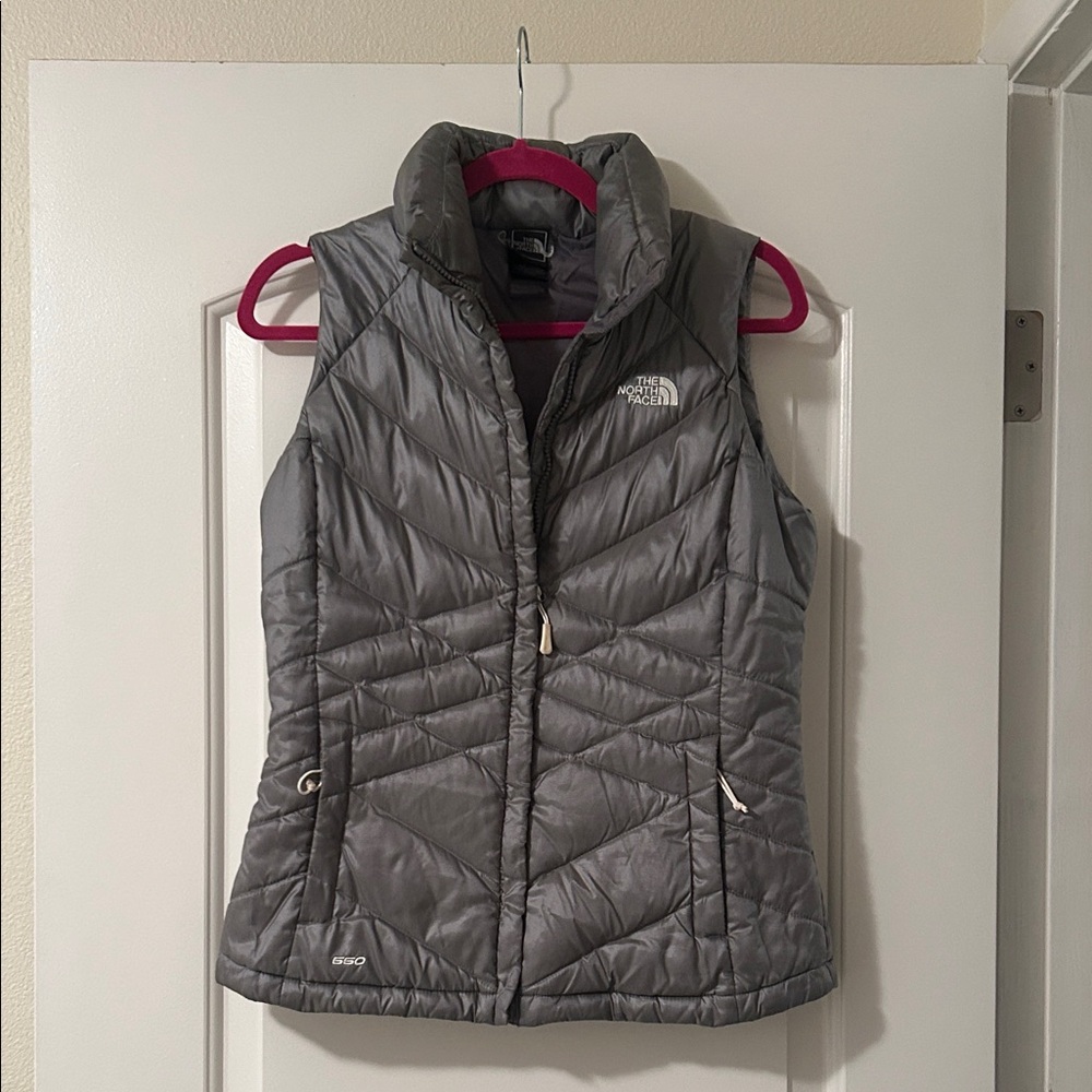 The North Face Grey Puffer Vest